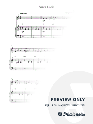 Santa Lucia by Kaiserin Rebecca - Sheet Music