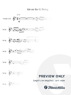 Air on the G String (Trumpet Solo)