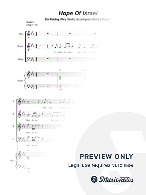 Hope of Israel (SATB)