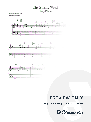 Ebenezer (Thy Strong Word) [Quick Learn Solo - Beginner]