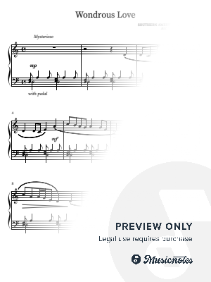 Wondrous Love *Piano Solo * 99¢ LIMITED TIME by Melissa Blanton - Sheet Music