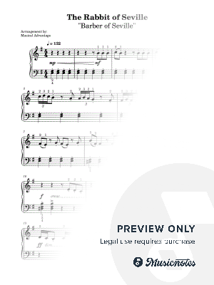 The Rabbit of Seville by Musical Advantage - Sheet Music