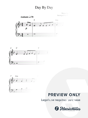 Day By Day by Kaiserin Rebecca - Sheet Music