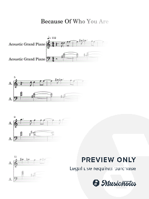 Because Of Who You Are 