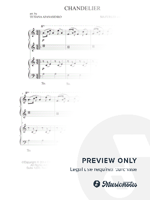 Chandelier by Tetiana Afanasenko  - Sheet Music