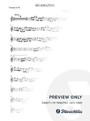 So Amazing - Luther Vandross - Trumpet