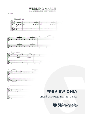 Wedding March  by Mark Phillips - Sheet Music
