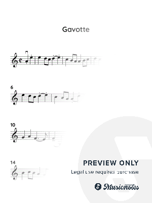 Gavotte by J.B.Lully