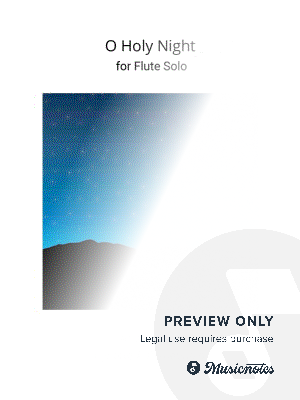 O Holy Night - Flute Solo