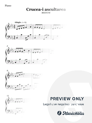 Crucea-i ascultarea (EASY PIANO)
