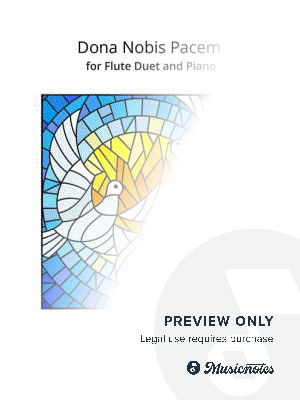 Dona Nobis Pacem - Flute Duet and Piano