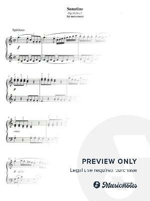 Clementi Sonatina in C Major Op.36 No.3 (1st movement)