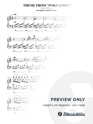 Porz Goret - Easy Piano Cover