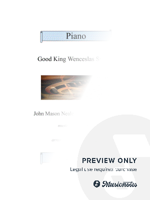 Good King Wenceslas Swings (intermediate piano)