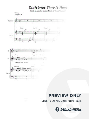 Christmas Time Is Here (Duet for Soprano and Alto solo)
