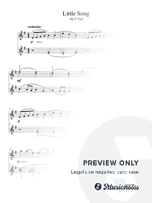 Kabalevsky Little Song Op.27 no.2