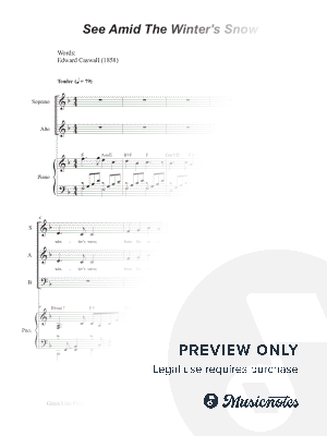 See Amid The Winter's Snow (SAB)