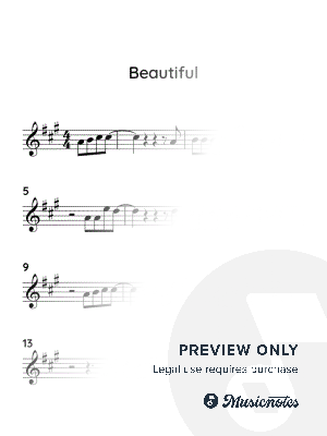 Beautiful Goblin OST by Crush (EASY VIOLIN WITH TUTORIAL VIDEO) by HTP TV - Sheet Music