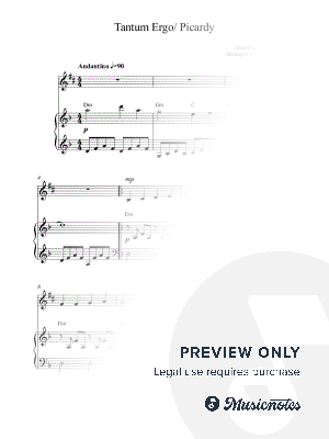 Tantum Ergo/ Picardy (Let All Mortal Flesh Keep Silent)
