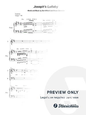 Joseph's Lullaby (2-part choir - (TB)