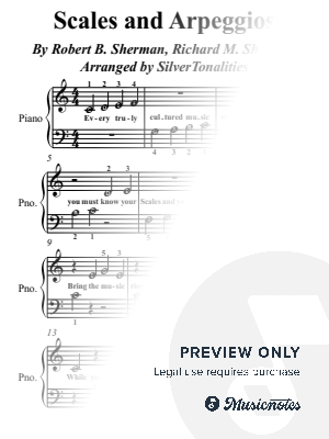 Scales and Arpeggios by SilverTonalities - Sheet Music