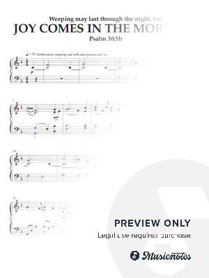 JOY COMES IN THE MORNING