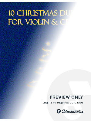 10 Christmas Duets for Violin and Cello (Vol. 4)