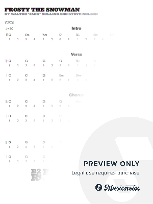 Frosty the Snowman - Easy Voice Version - Vocals