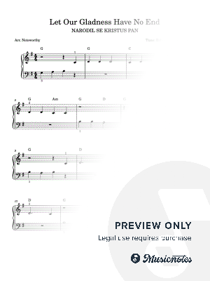 Let Our Gladness Have No End [Quick Learn Solo - Very Easy Beginner] NARODIL SE KRISTUS PAN