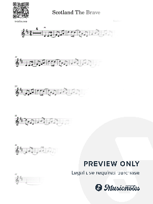 Scotland The Brave by tviolin.com - Sheet Music