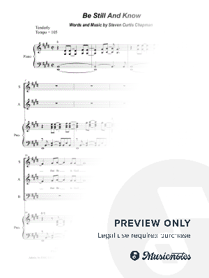 Be Still and Know (SAB) by Stephen DeCesare - Sheet Music