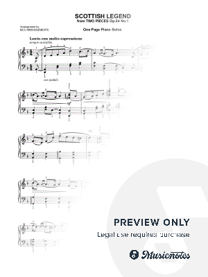 Scottish Legend by MCC Arrangements - Sheet Music