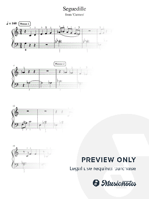 Seguedille from "Carmen" - Intermediate