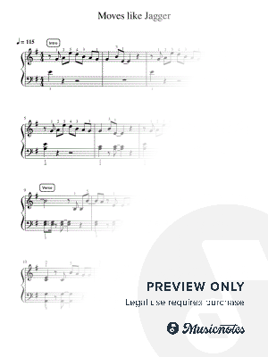 Moves Like Jagger - Pre-Advanced