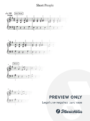 Short People - Pre-Advanced