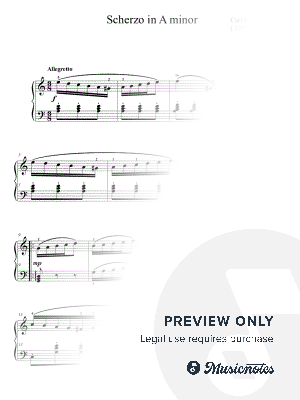 Weber Scherzo in A minor