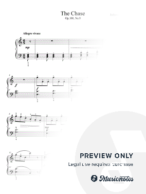 Burgmuller The Chase Op.100 no.9