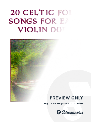 20 Celtic Folk Songs for Easy Violin Duet
