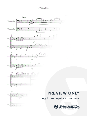 Czardas - Vittorio Monti - Cello Duet