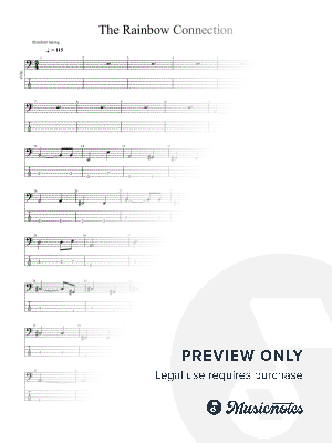 The Rainbow Connection  - bass guitar