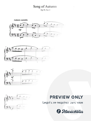 Kabalevsky Song of Autumn Op.39 No.11