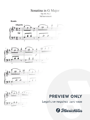 Diabelli Rondo from Sonatina in G Major Op.168 No.2 