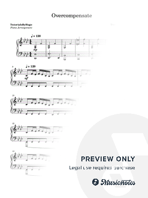 Overcompensate by TutorialsByHugo - Sheet Music