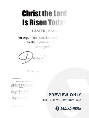 EASTER HYMN (Organ Introduction & Interlude)