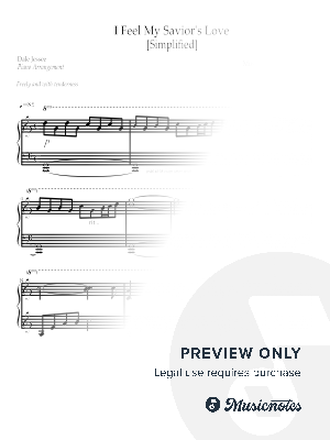 I Feel My Savior's Love [Simplified]