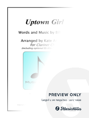 Uptown Girl - Clarinet Choir