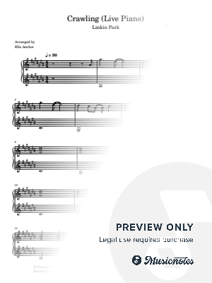Crawling - (Piano Live Accompaniment)