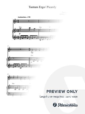 Tantum Ergo/ Picardy (Let All Mortal Flesh Keep Silent)