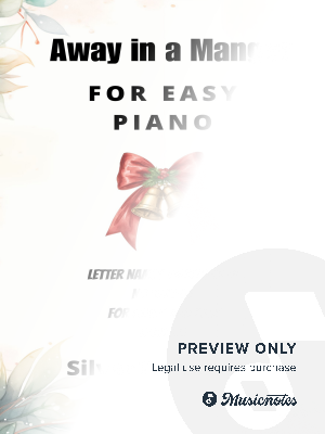 Away In a Manger Easiest Piano Sheet Music 2nd Edition