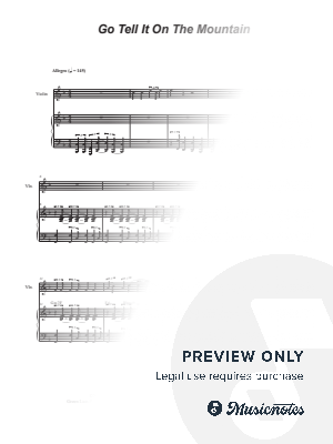 Go Tell It On The Mountain (Violin solo and Piano)